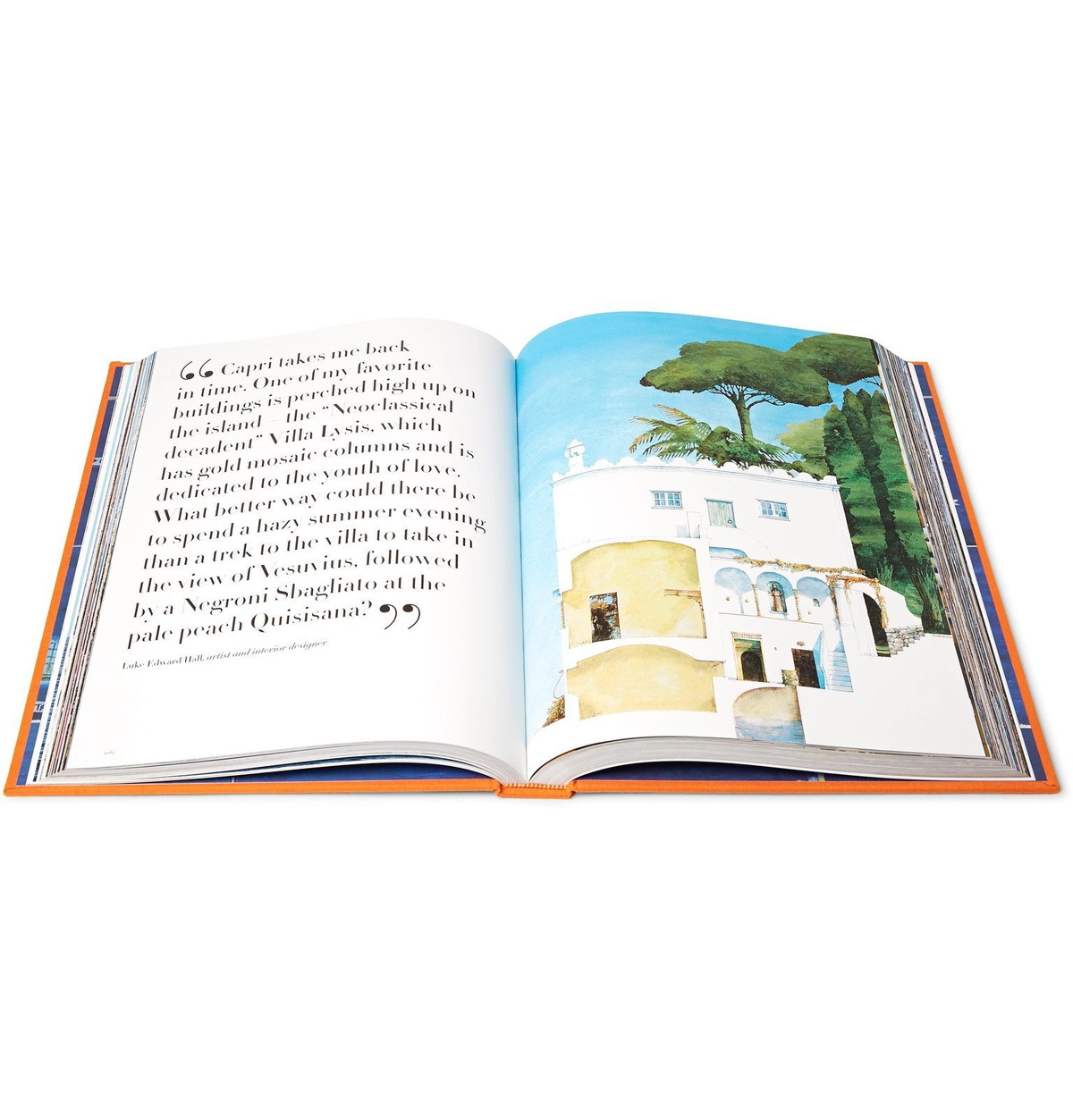 Assouline - Capri Dolce Vita Hardcover Book - Orange