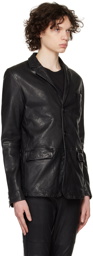 FREI-MUT Black Ade Leather Jacket