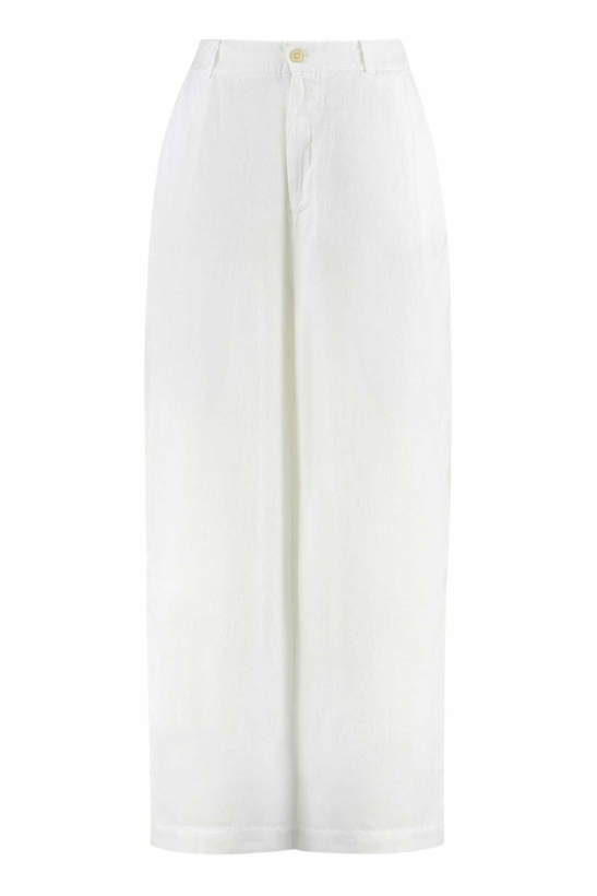 Photo: 120% Lino Linen Wide Leg Trousers