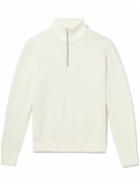 Orlebar Brown - Isar Half-Zip Fleece Sweatshirt - White