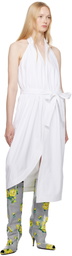 16Arlington White Vitalia Midi Dress