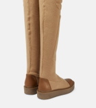 Max Mara - Woolin knit over-the-knee boots
