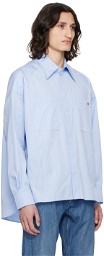 A.P.C. Blue Natacha Ramsay-Levi Edition Warvol Shirt