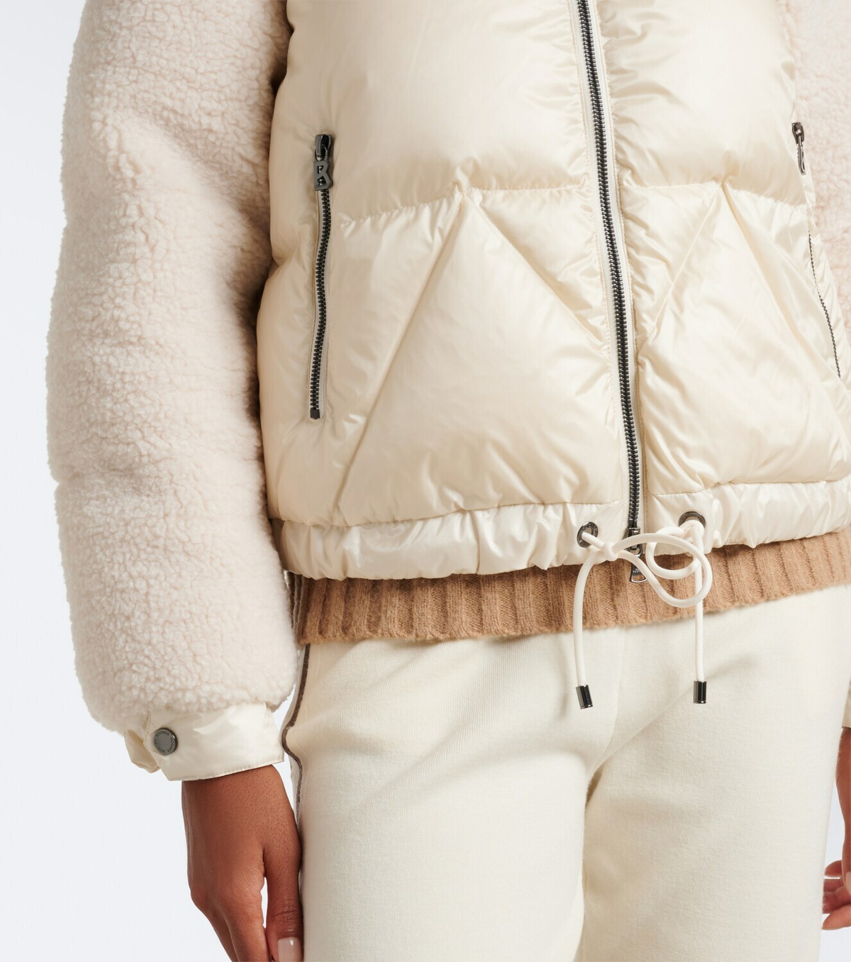Bogner Queeny terry-trimmed down jacket