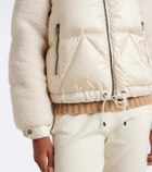 Bogner Queeny terry-trimmed down jacket