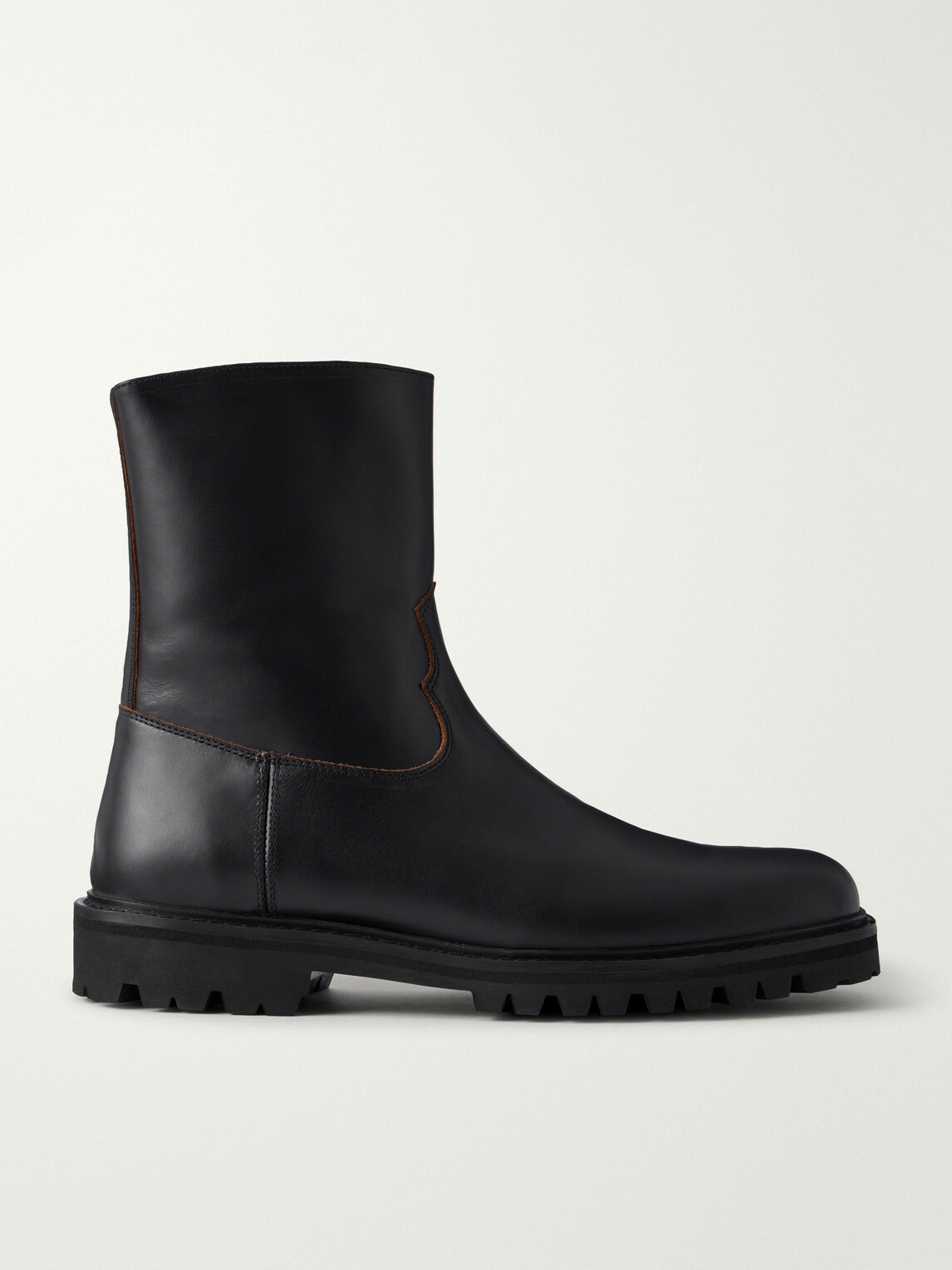 VINNY's - Moto Leather Boots - Black