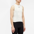Pas Normal Studios Men's Mid Weight Sleeveless Base Layer in Off White
