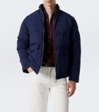 Eleventy Wool-blend down jacket