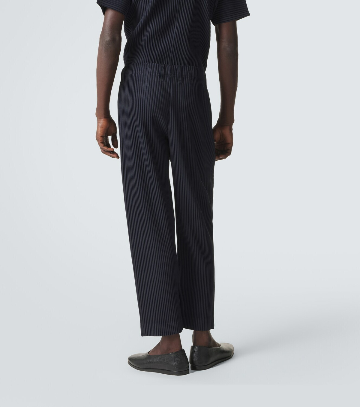 Homme Plissé Issey Miyake Basics pleated straight pants Homme