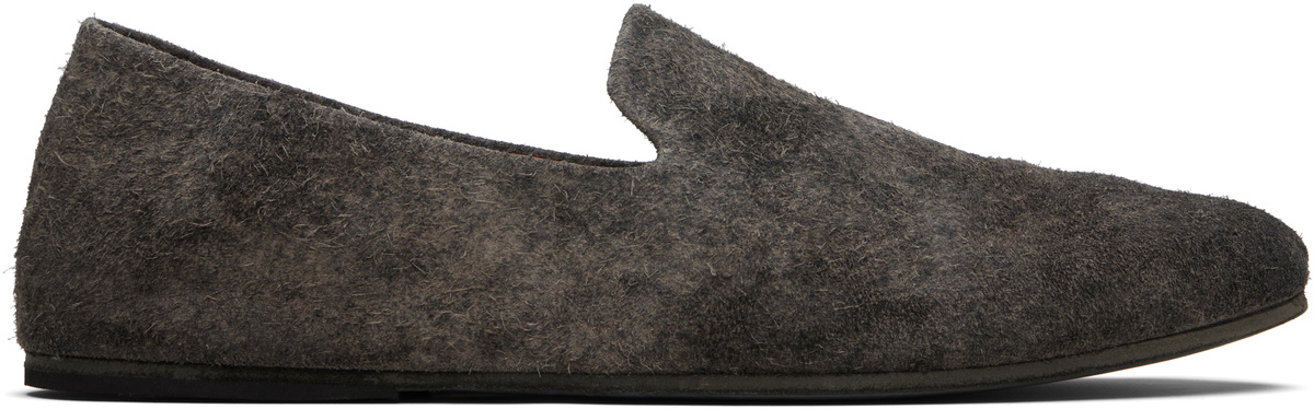 【関税込み】Marsell ブラック Steccoblocco ローファー Men's Black Leather Loafers Steccoblocco - Marsèll