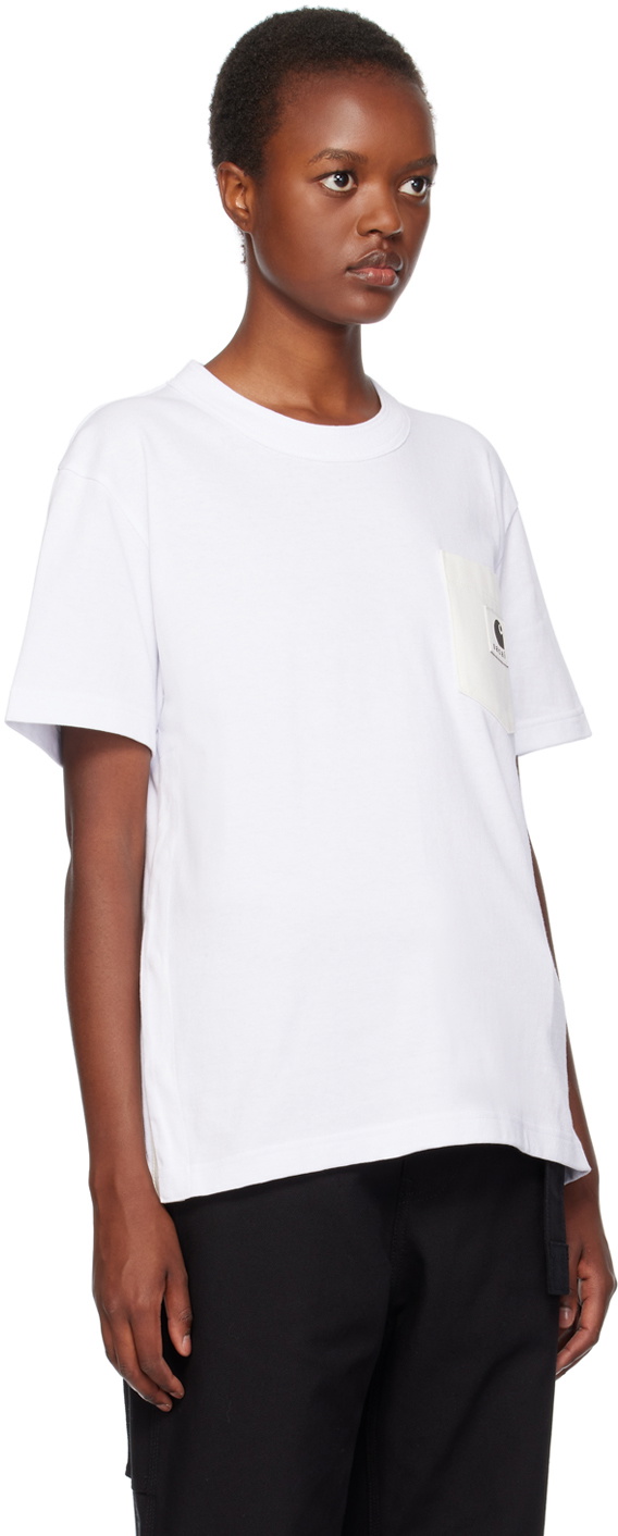 sacai White Carhartt WIP Edition T-Shirt Sacai