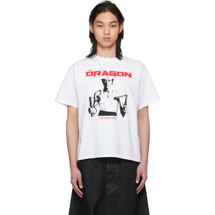 Photo: LU'U DAN BRUCE LEE x LỰU ĐẠN White Athletic T-shirt