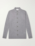 Lardini - Virgin Wool Polo Shirt - Gray