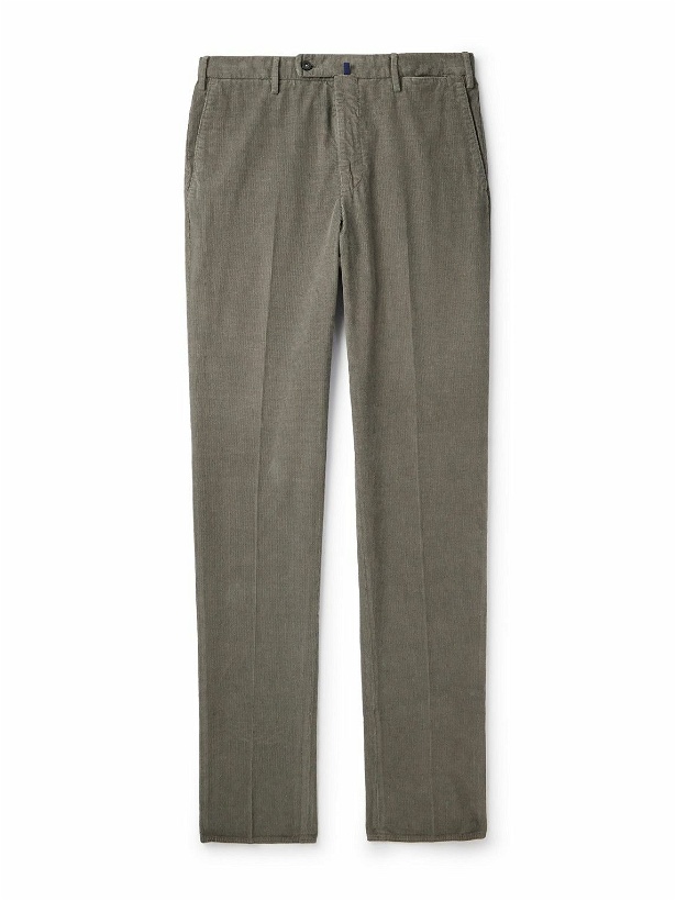 Photo: Incotex - Venezia 1951 Stretch-Cotton Corduroy Trousers - Gray