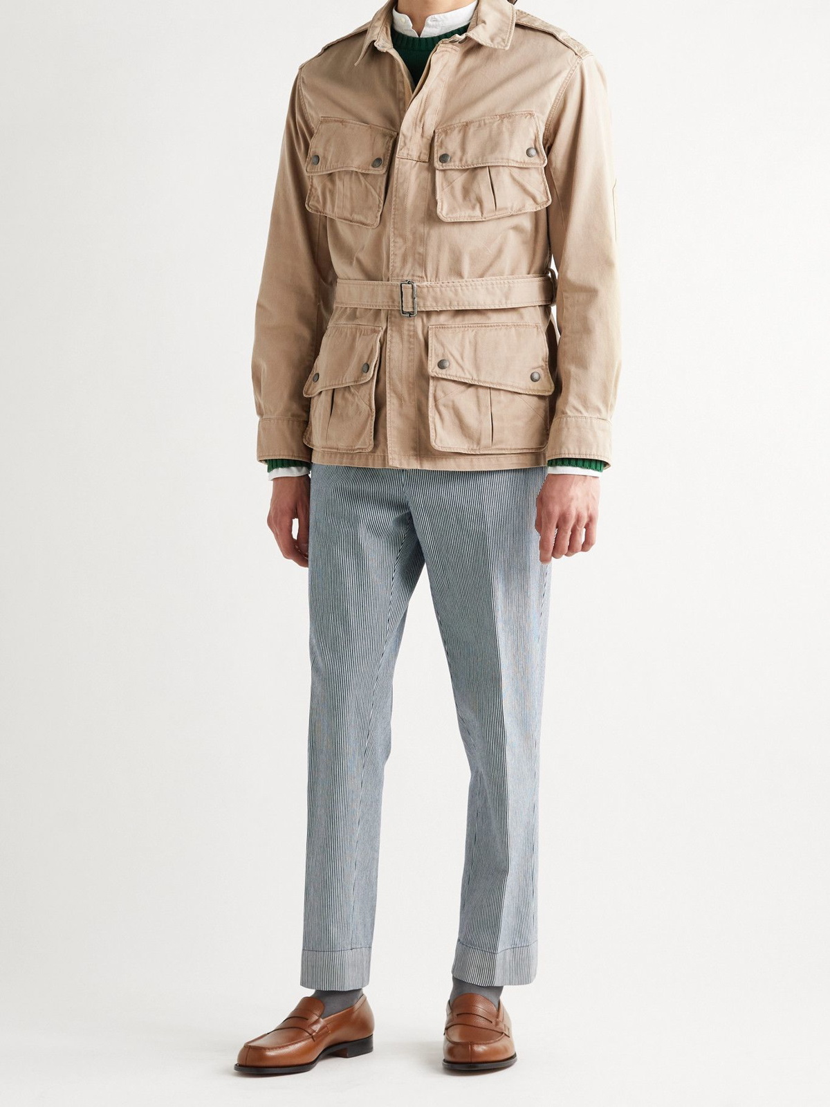 Polo Ralph Lauren Cotton Twill Jacket in Natural for Men