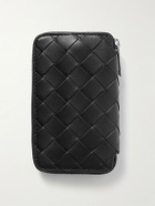 Bottega Veneta - Intrecciato Leather Zip-Around Key Case