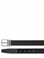 DOLCE & GABBANA - 35mm Brushed Leather Belt