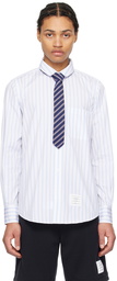 Thom Browne White Striped Shirt