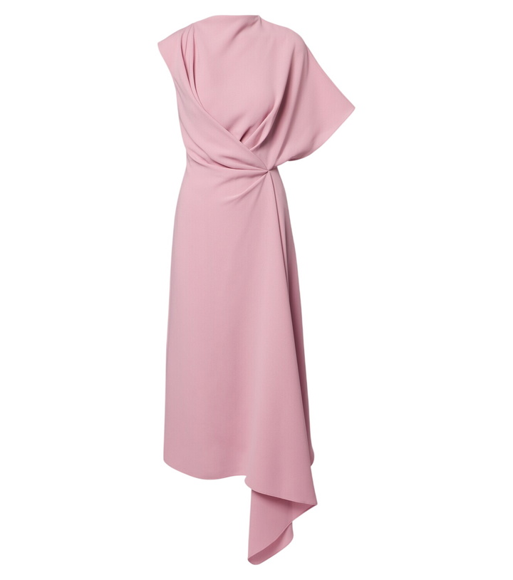 Photo: Roksanda Elva asymmetric crêpe midi dress