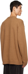 ATON Tan Crewneck Sweater
