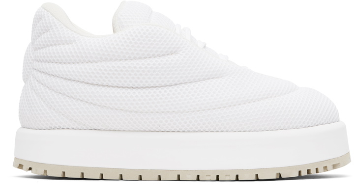 Photo: PDF White Nuvloa Pluto Mesh Sneakers