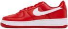 Nike Red Air Force 1 Retro Sneakers