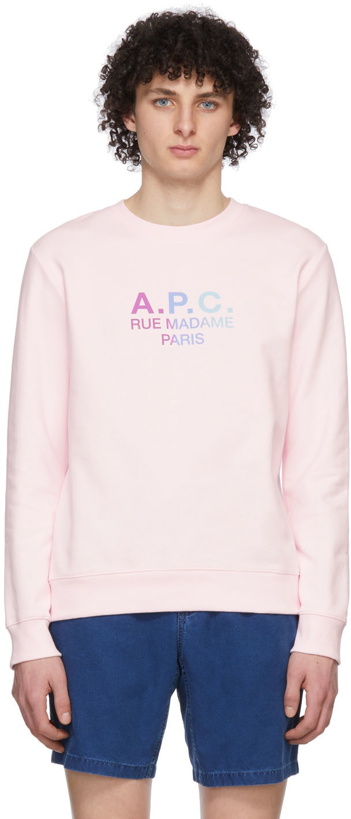 Photo: A.P.C. Pink Paolo Sweatshirt