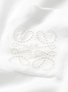 LOEWE - Paula's Ibiza Broderie Anglaise-Trimmed Linen Shirt - White