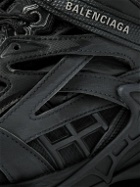 Balenciaga - Track.2 Nylon, Mesh and Rubber Sneakers - Black