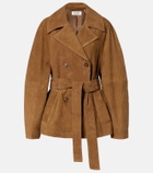 Róhe Belted suede jacket