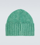 Auralee Brushed kid mohair knit beanie