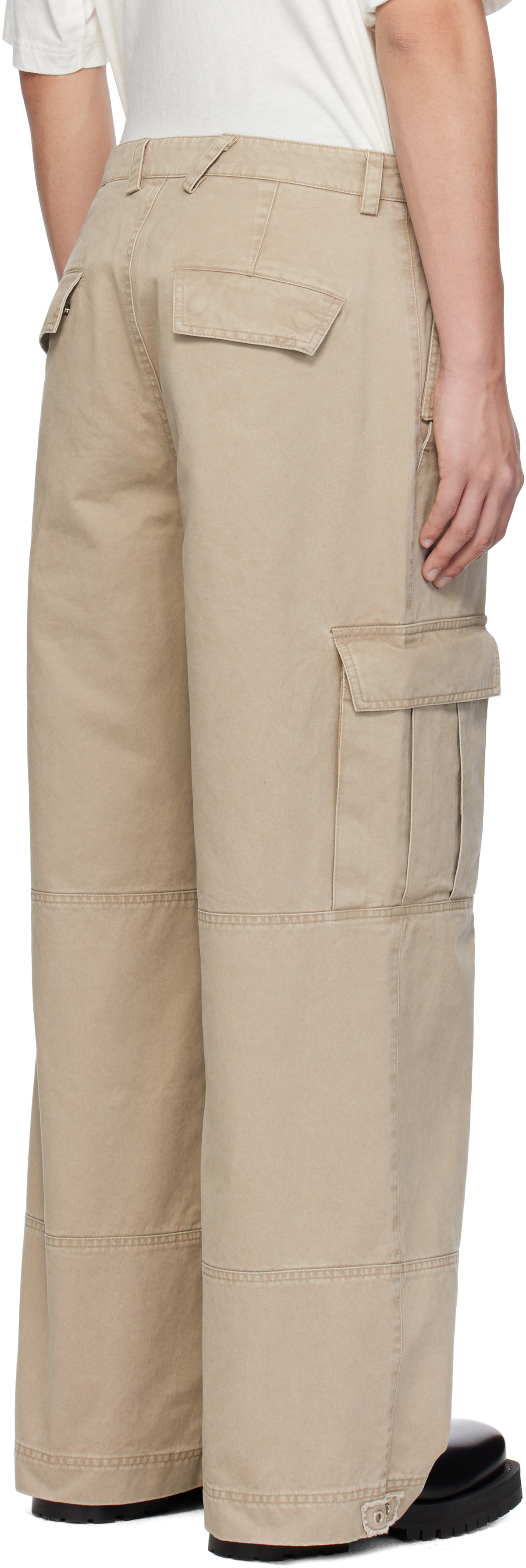 MISBHV Beige Perfect Cargo Pants