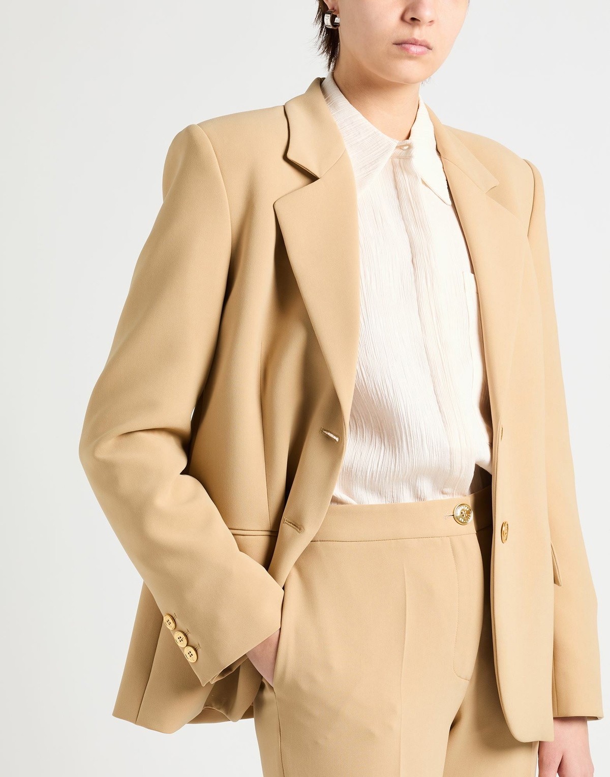 Moschino Womens Suit in Beige