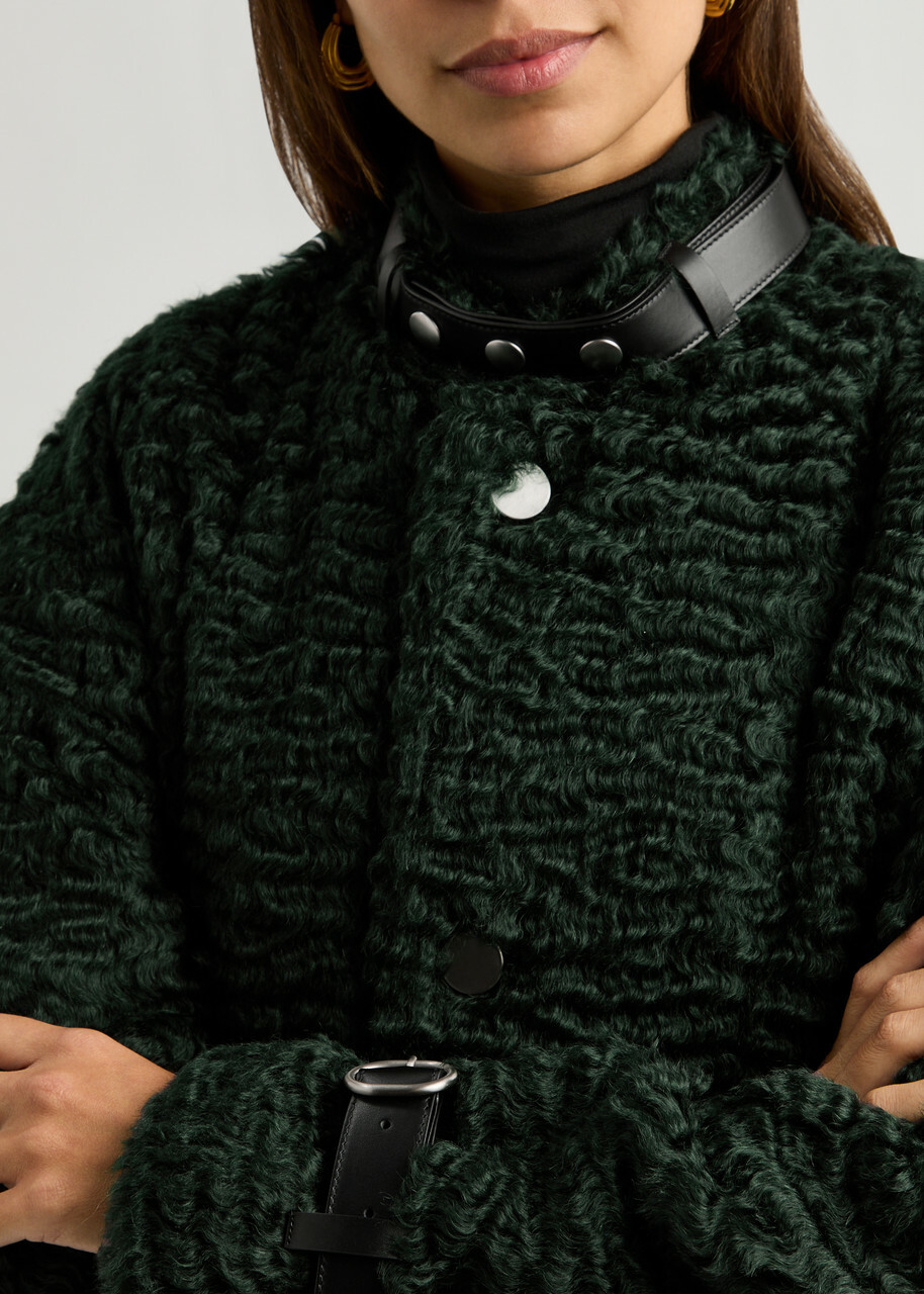 Jil Sander Mohair-blend Jacket Dark Green Jil Sander