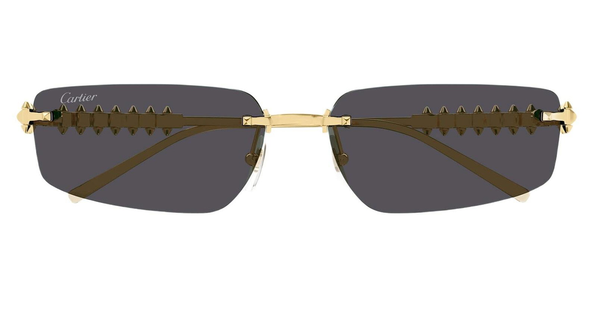 Cartier Eyewear Clash De Cartier Ct0544s-002 - Gold Sunglasses