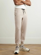 ON - Tapered Logo-Print Recycled Jersey Sweatpants - Neutrals