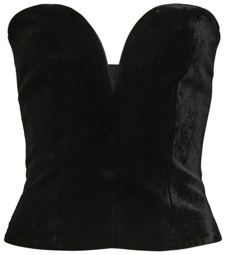 Photo: Roland Mouret Velvet bustier