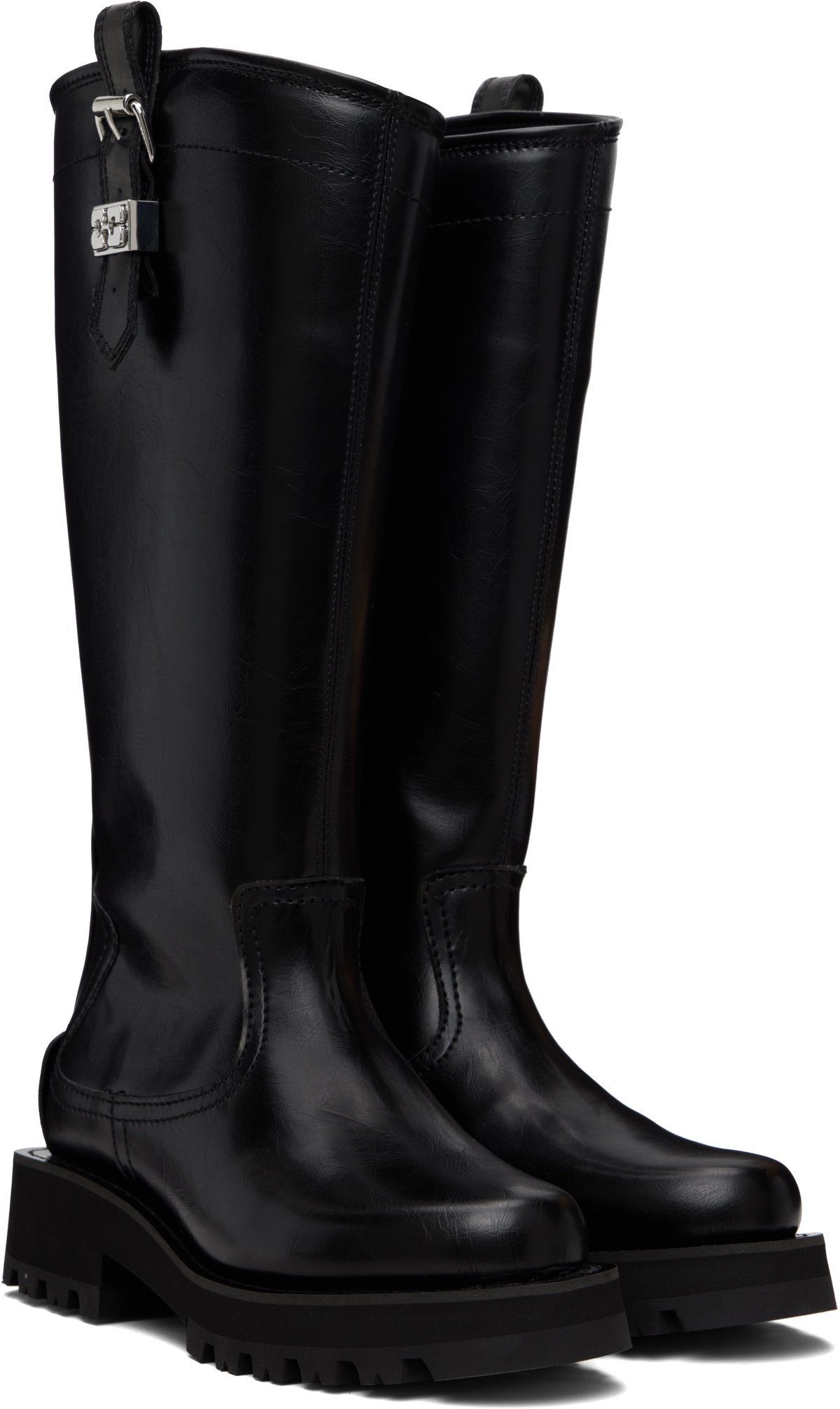 GANNI Black High Boots