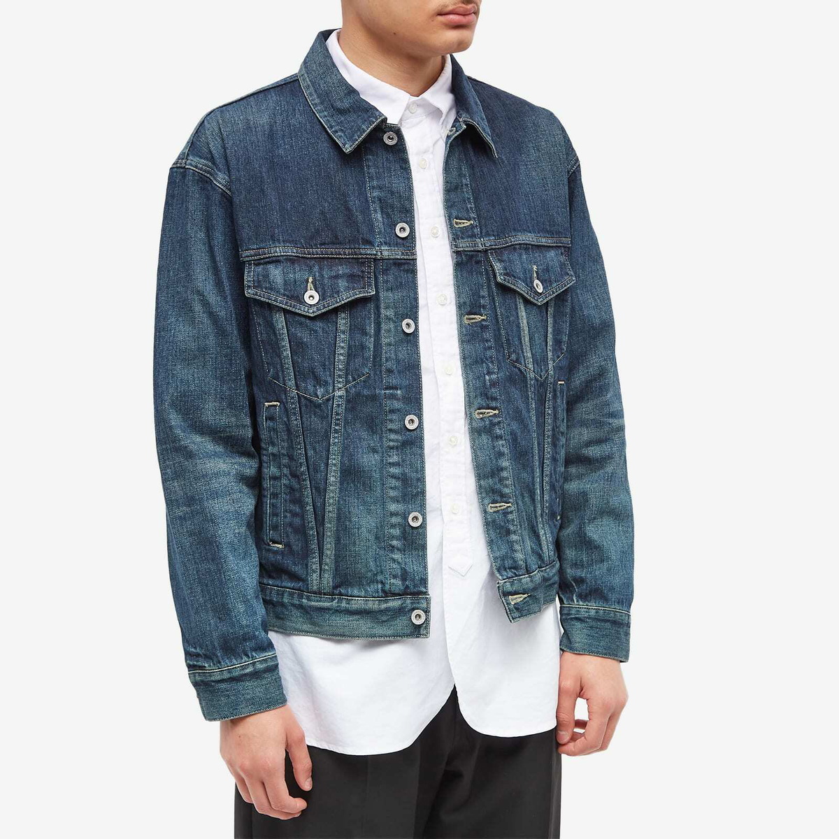 ジャケット・アウター NEIGHBORHOOD WASHED DENIM TYPE-4 JACKET Neighborhood Men's Washed Denim Type-4 Jacket in Indigo