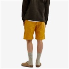 Service Works Men's Classic Canvas Chef Shorts in Gold