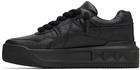 Valentino Garavani Black One Stud Sneakers