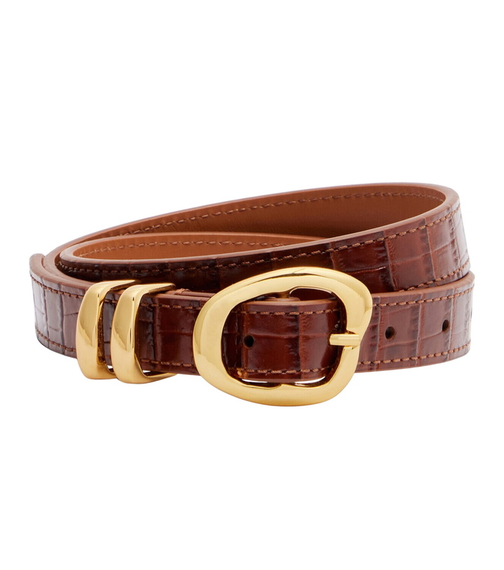 Photo: Amanu Tugela croc-effect leather belt