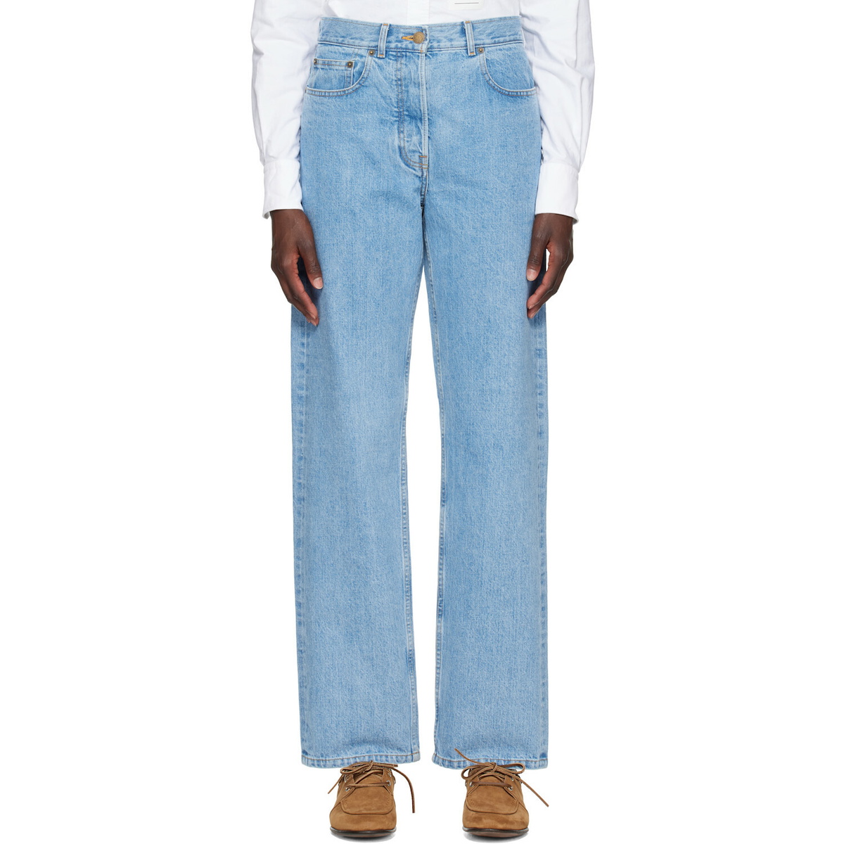Thom Browne Blue Selvedge Denim Jeans