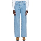 Thom Browne Blue Selvedge Denim Jeans