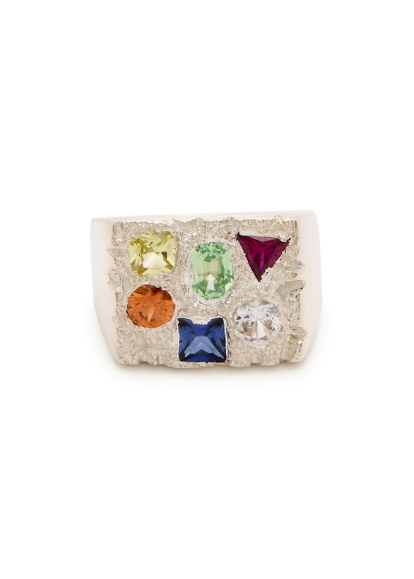 Photo: Bleue Burnham Cottage Rose Garden Sterling Silver Signet Ring