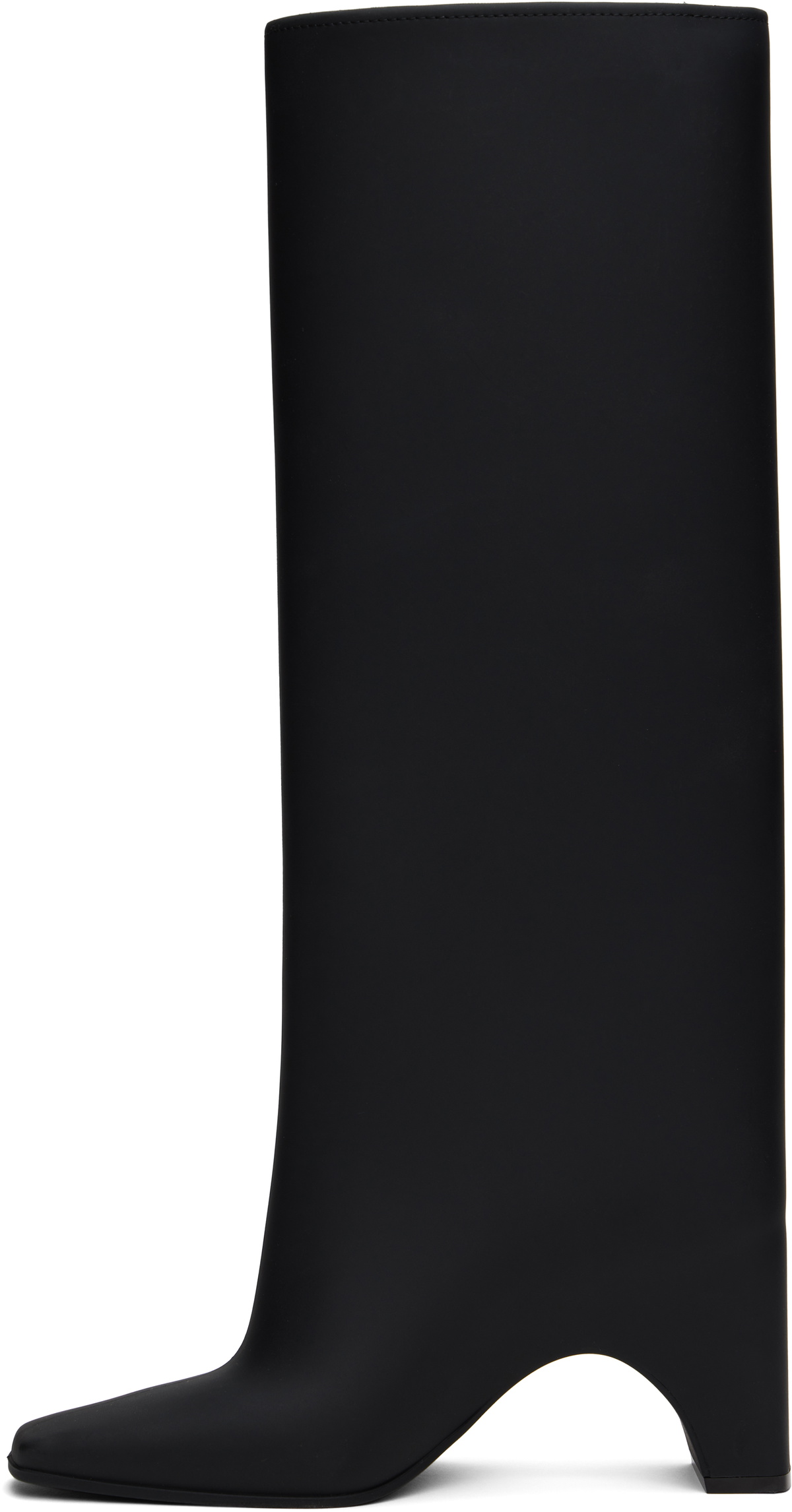 Coperni Black Rubber Bridge Tall Boots Coperni