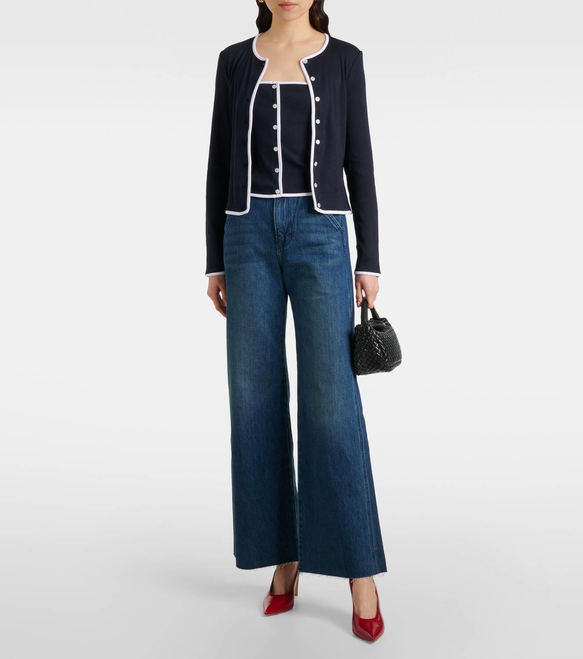 Veronica Beard Wilmer cotton-blend cardigan