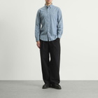 Polo Ralph Lauren Men's Button Down Chambray Shirt in Blue Chambray
