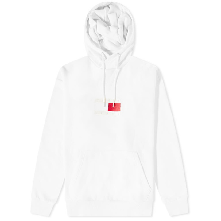 Photo: Tommy Jeans Men's Flag Hoody in Ancient White