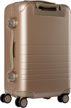 Monos Beige Hybrid Carry-On Suitcase